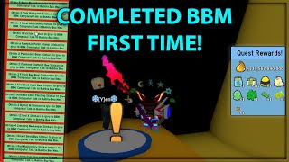 I Completed BBM First Time  Bee Swarm Simulator [upl. by Eimiaj]