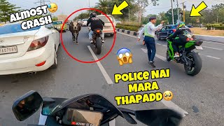 Police walu nai Thapadd marr diya😱 Angry cops VS biker😓 I almost crashed my Duke390🥺 [upl. by Daniele]