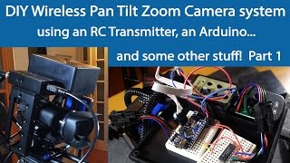 Arduino Wireless PTZ Camera system with Bescor MP101 amp RC transmitter  Tutorial [upl. by Chandra58]