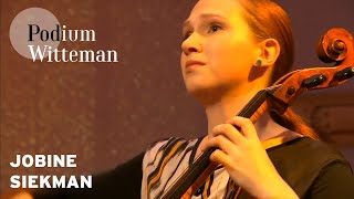 Jobine Siekman  Cellosuite nr3 Courante  JS Bach  Podium Witteman [upl. by Adnaluy]