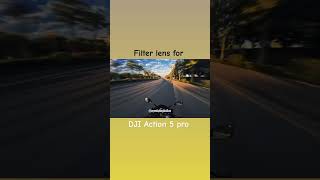 Filter lens for Action camera for vlogging trending travel djiaction5pro actioncamera lens on [upl. by Eekram]