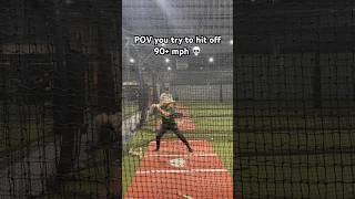 Hitting 90 MPH Fastball‼️ [upl. by Alehc]