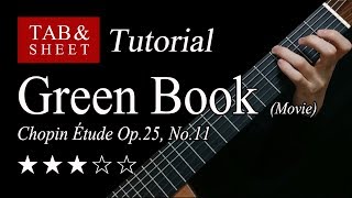 Chopin Etude Green Book  Guitar Lesson  TAB [upl. by Aloisia]