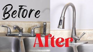 How To Replace Install Kitchen Faucet Easy Simple [upl. by Fowler]