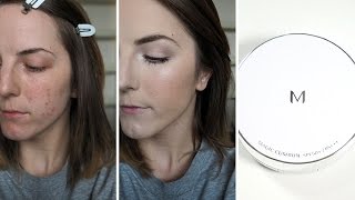 Missha M MAGIC CUSHION  Does it Cover My ACNE Scars [upl. by Errised]