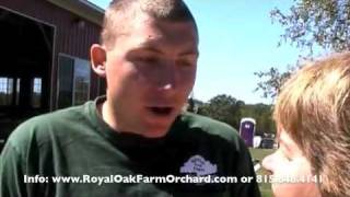 Royal Oak Farm Orchard Harvard McHenry County Illinois [upl. by Enyawed]