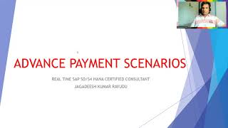 Sap Advance payment or prepayment or down payment initial system set up for Order to Cash [upl. by Gabor]