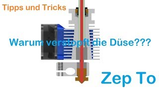 3D Druck Tipps und Tricks  Warum verstopft die Düse   E3D V6 HotEnd  3D Druck  Zep To [upl. by Nalorac929]