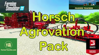 FS 22 Horsch Agrovation Pack on Farming Simulator 22 farmingsimulator farmsimulator [upl. by Llenil]