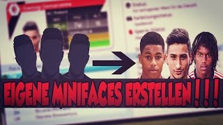 FIFA 16 Karrieremodus TUTORIAL  Wie erstellt man eigene Minifaces  DeutschHD [upl. by Yrakaz]