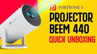 Unboxing The All new Portronics Beem 440  Budget Friendly Projector  Siddhardh Tech ‘N’ Gaming [upl. by Christophe176]