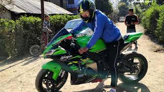 Kawasaki ZX10R is in Town  Churachandpur [upl. by Terces]