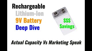 A closer look at Rechargeable lithium 9V Battery and its many benefits over singleuse 9V Alkaline [upl. by Justinian]