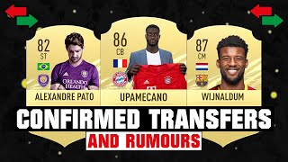 FIFA 22  NEW CONFIRMED TRANSFERS amp RUMOURS 😱🔥 ft Upamecano Pato Wijnaldum etc [upl. by Redienhcs389]