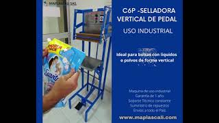 SELLADORA VERTICAL PARA BOLSAS PLASTICAS [upl. by Oinafipe]