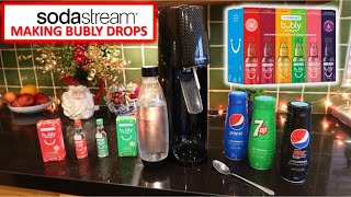 Sodastream BUBLY drops Making Awesome Flavoured Sparkling Water [upl. by Gall367]