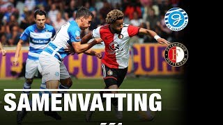 Samenvatting  De Graafschap  Feyenoord 20182019 [upl. by Malkah]