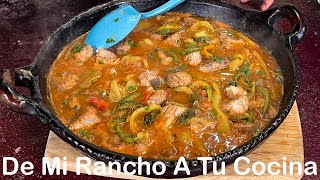 Si Ya No Sabes Como Hacer La Carne De Puerco Prepara Estas Costillitas Con Rajas [upl. by Tiana]