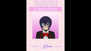 The evolution portrait of Kokuma Jutsu  Yandere Simulator shorts short [upl. by Ryon]