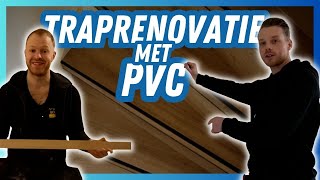 Traprenovatie  Trap Bekleden Met PVC [upl. by Mame]