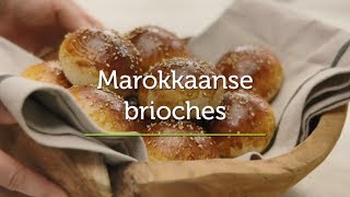 Marokkaanse brioche  Broodjes Bakken  AVEVE [upl. by Rochester]