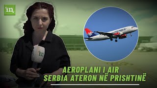 “Aeroplani i Air Serbia ateron në Prishtinë” Kompania e mohojnë gazetarja i demanton me fakte [upl. by Ram374]