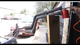 CATALYTIC CONVERTER CLEANING in BMW e46 due to OIL BURNING and PROBLEMS [upl. by Htrow495]