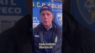 Danilo Battistini commento post COLICODERVIESE VS SEREGNO FBC [upl. by Koziara]