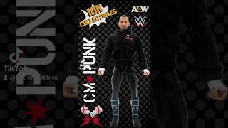 CM PUNK WRESTLING FIGURES PART 1  WWE  AEW [upl. by Annaujat]