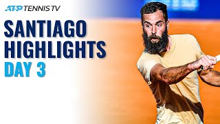 Paire and Rune Battle Under the Lights Tiafoe and Djere in Action  Santiago 2021 Day 3 Highlights [upl. by Noble422]