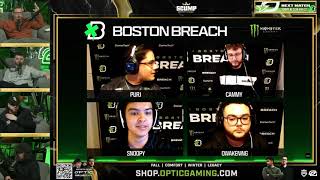 FormaL and Scump React to OpTic Losing Their First CDL Match 😮 OpTic vs Boston [upl. by Neeloc]