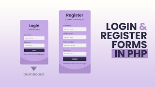 Responsive Login and Register Forms  Admin authentication PHP MySQL 2024 [upl. by Adnwahsal]