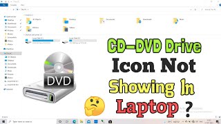 How To Solve CDDVD Drive Icon Not Showing😱  Technical vansh [upl. by Alian]