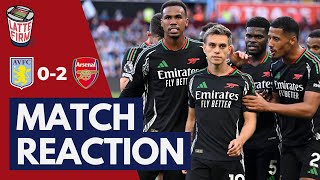 Aston Villa 02 Arsenal  Match Reaction LIVE [upl. by Schild]