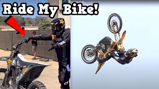 Electric Dirt Bike Cheating At X Games 2024 [upl. by Turrell]