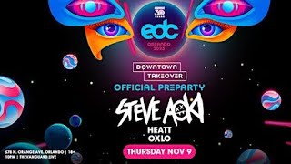 surprise Full Set  the Vanguard EDC pre party Steve Aoki 11923 Orlando [upl. by Aneerak]