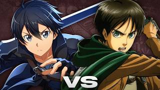 Eren vs Kirito Épicas Batallas de Rap del Frikismo  Keyblade [upl. by Strawn]