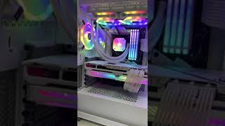 CORSAIR iCUE 5000X RGB WHITE  iCUE H150i ELITE CAPELLIX WHITE  QL120 WHITE7 [upl. by Rind300]