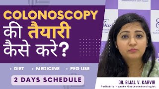 Colonoscopy Preparation  Colonoscopy in Hindi  DrBijal Karvir  Best Gastroenterologist in Mumbai [upl. by Neggem]