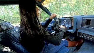 April Lee Riding Boots Cranking Chevy Monte Carlo Outtakes  Pump That Pedal Pumping 1465 [upl. by Aysa595]