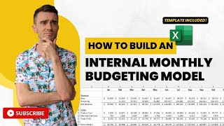 Monthly Budgeting amp Forecasting Model Template Included [upl. by Eelnodnarb261]