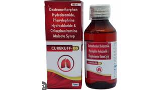 CUREKUFF DS Syrup Dextromethorphan Hydrobromide Phenylephrine Hydrochloride Chlorpheniramine Syrup [upl. by Atsira]