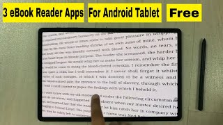 3 Best eBook Reader Apps on Android Tablets for Free [upl. by Cleodal716]