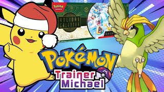 Pokémon Trainer Michael DAY 10 opening pokemon holiday calender 2024 [upl. by Kcirdec]