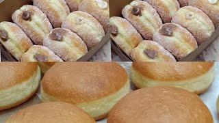 RESEP BOMBOLONI SUPER SOFT AND FLUFFYRECIPE BOMBOLONE DONUT [upl. by Lilla150]