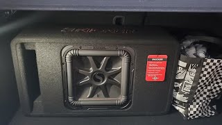 Kicker L7R Loaded Subwoofer Enclosure  Review [upl. by Eicyal727]