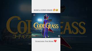 Bgmi x Code Geass 🔥🥹  wait for 2ndl4st bgmi bgmishorts shorts [upl. by Liebermann148]