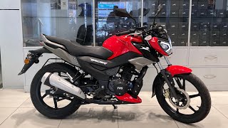 Tvs Raider 125cc 2024 Single Seat New Model Red Colour Detailed Review In Hindi  Family Bike [upl. by Neela]