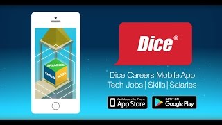 Dice Careers Mobile App  Explainer Video [upl. by Talie859]