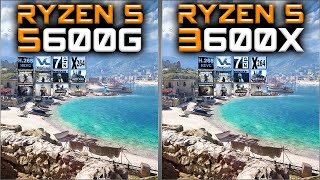 Ryzen 5 5600G vs Ryzen 5 3600X Benchmarks – 15 Tests 🔥 [upl. by Mulligan]